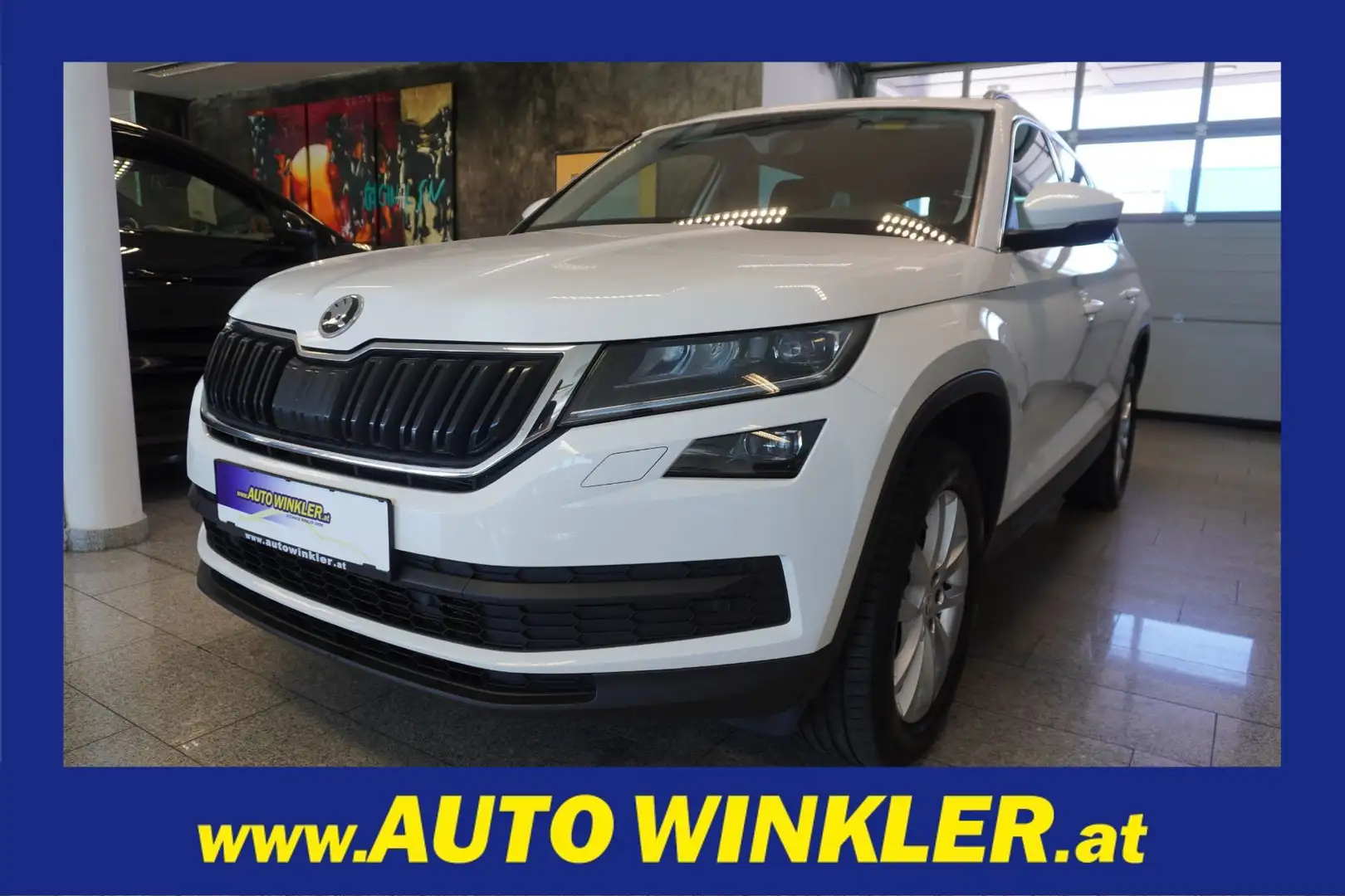 Skoda Kodiaq 2.0 TDI Style 4x4 AHK/Kamera Weiß - 1