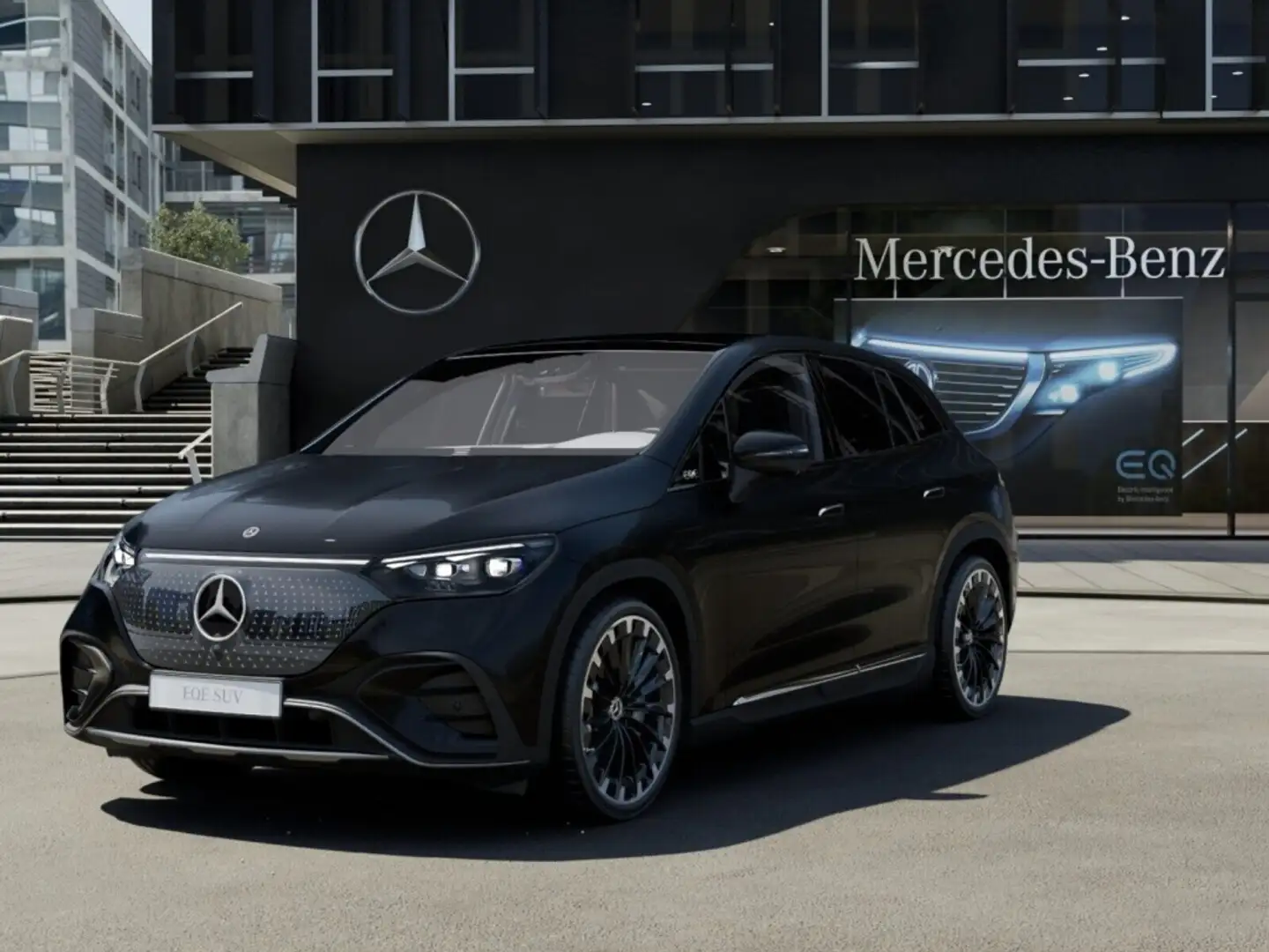 Mercedes-Benz EQE SUV EQE 500 4M SUV AMG+Airm+Burm+Hyper+Pano+AHK+22Z Schwarz - 2