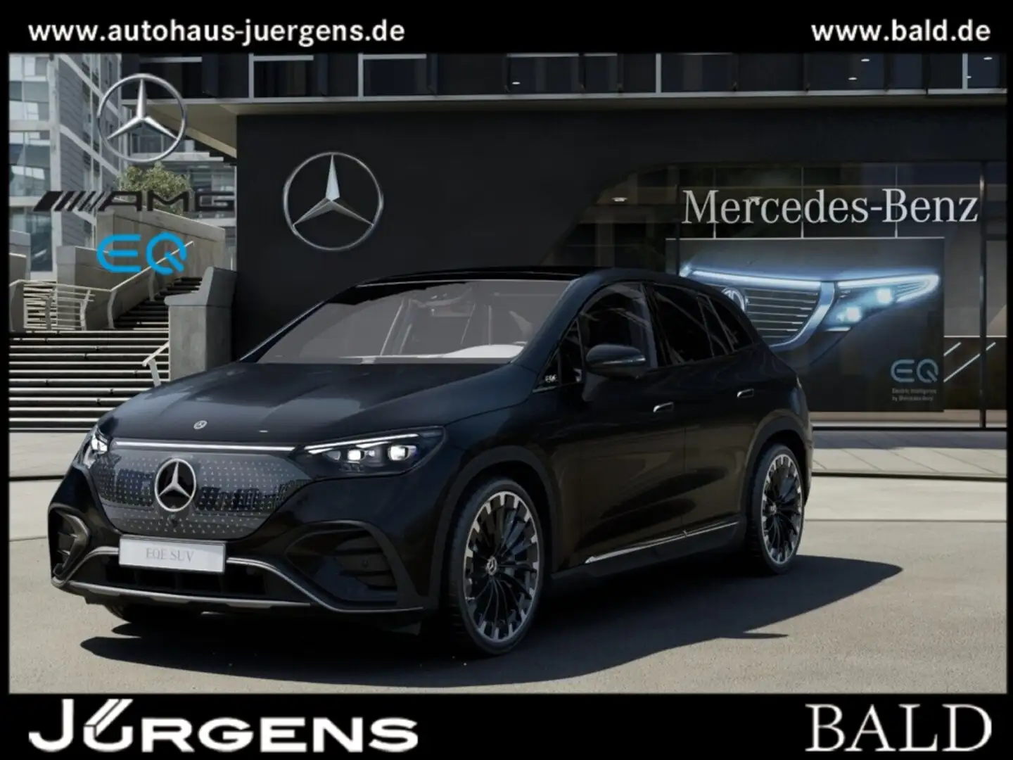 Mercedes-Benz EQE SUV EQE 500 4M SUV AMG+Airm+Burm+Hyper+Pano+AHK+22Z Schwarz - 1
