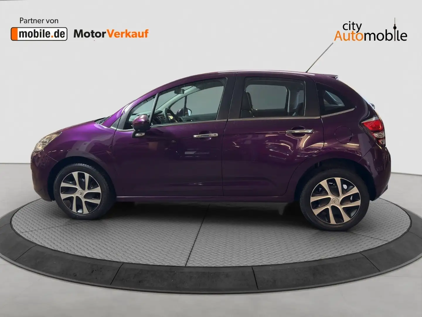 Citroen C3 Selection 1.Hand/Klimaaut./SHZ/PDC/Bluet Paars - 2