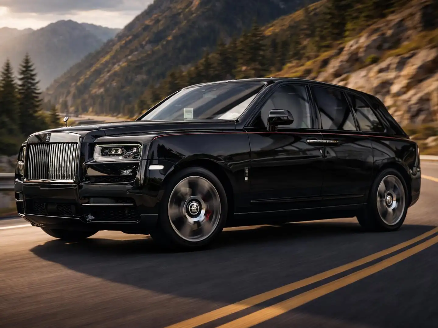 Rolls-Royce Cullinan black badge Schwarz - 2