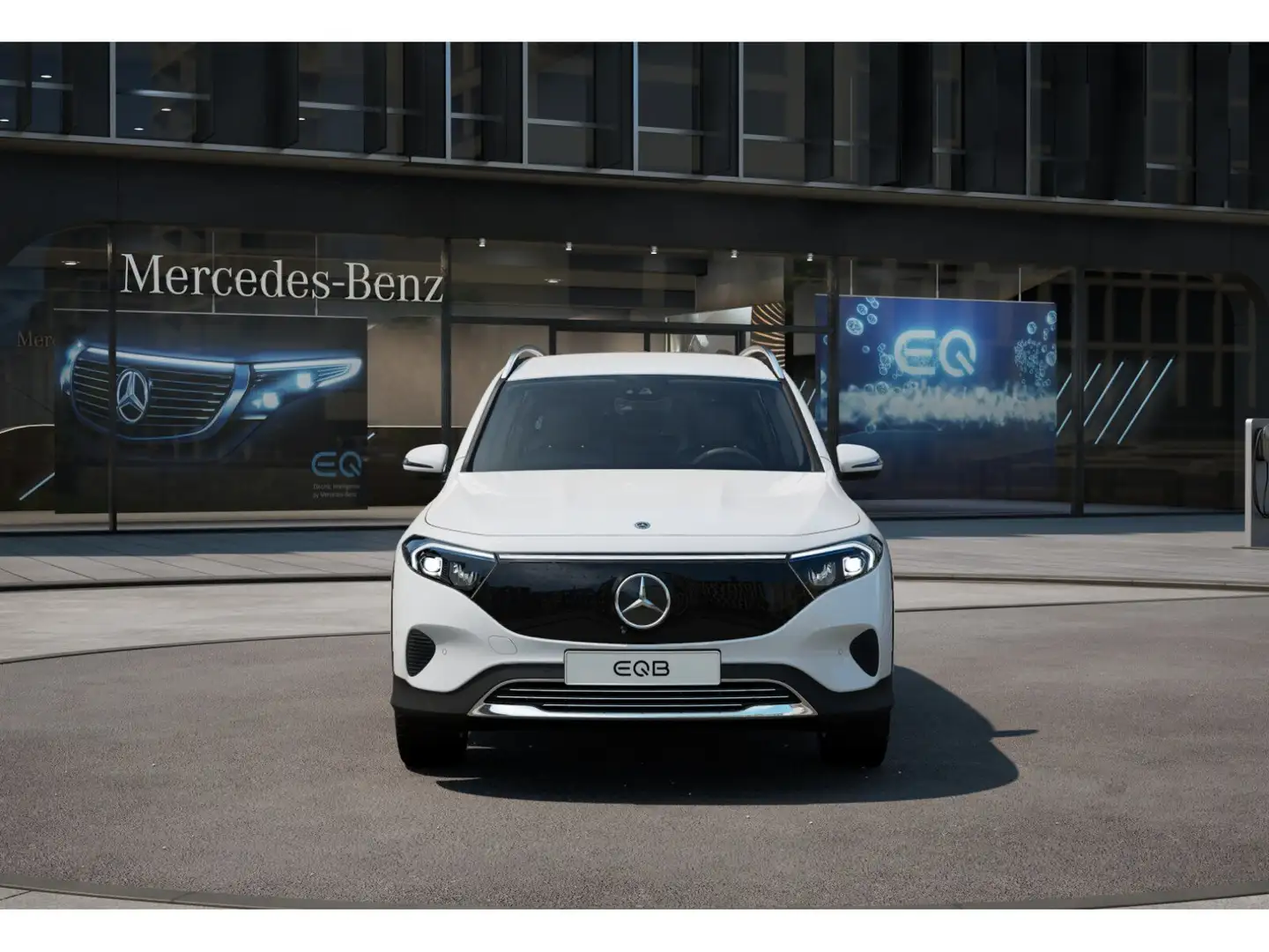 Mercedes-Benz EQB 300 4M PROGRESSIVE+Ambi+Memo+TotW+AHK+360 Weiß - 2