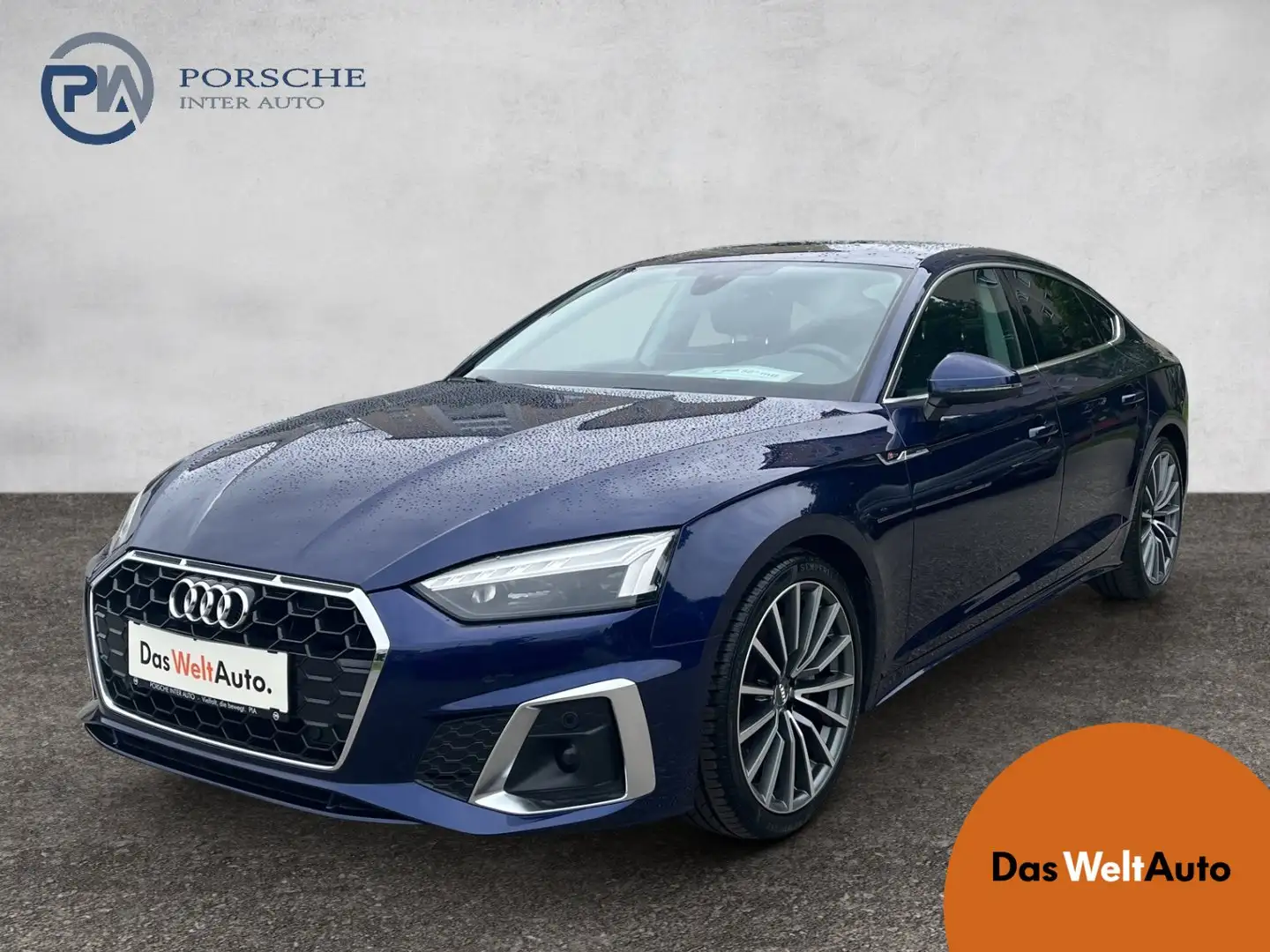 Audi A5 40 TDI S line Blauw - 1