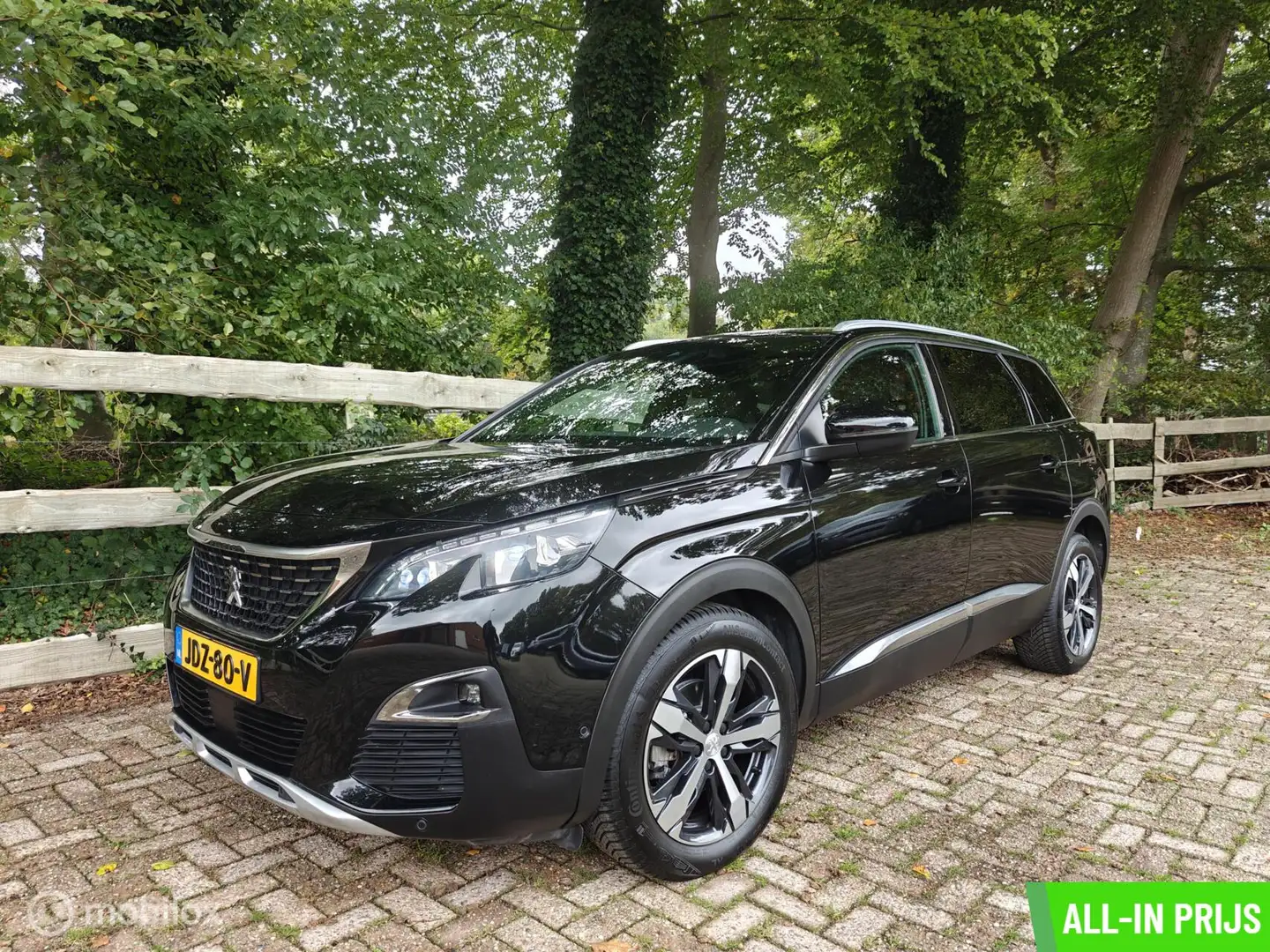 Peugeot 5008 1.2 131PK GT-Line|7Pers|LED|Cruise|Rijklaar Zwart - 1