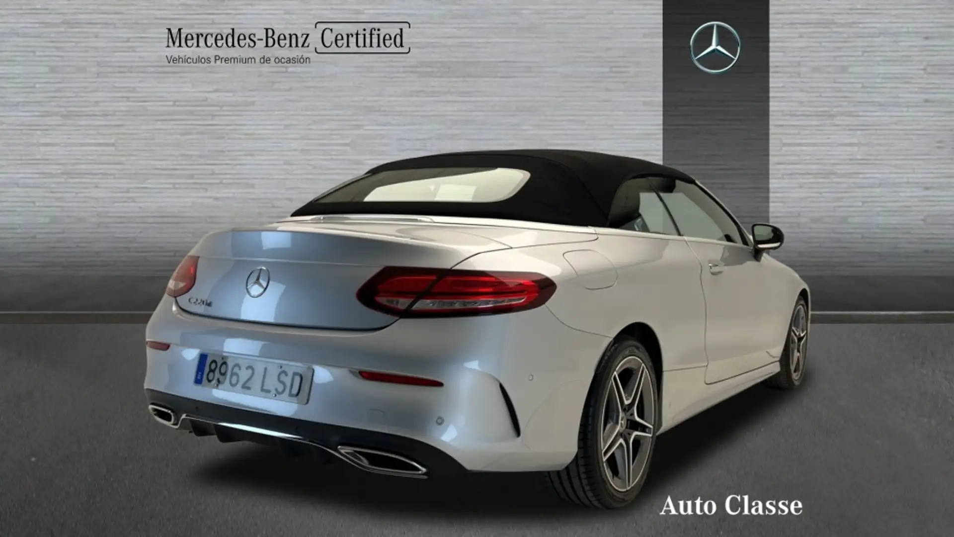 Mercedes-Benz C 220 -CLASS CABRIO 2.0 D AUTO 194 2P. Gris - 2