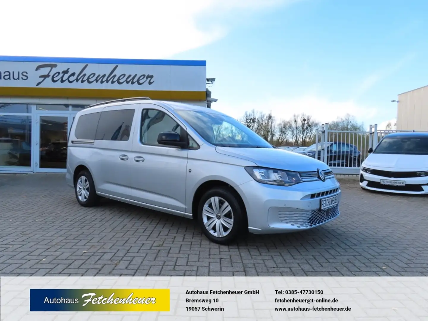 Volkswagen Caddy Maxi Life KLIMA+STHZG+TEMP+PDC+ALU+BLUET Silber - 1