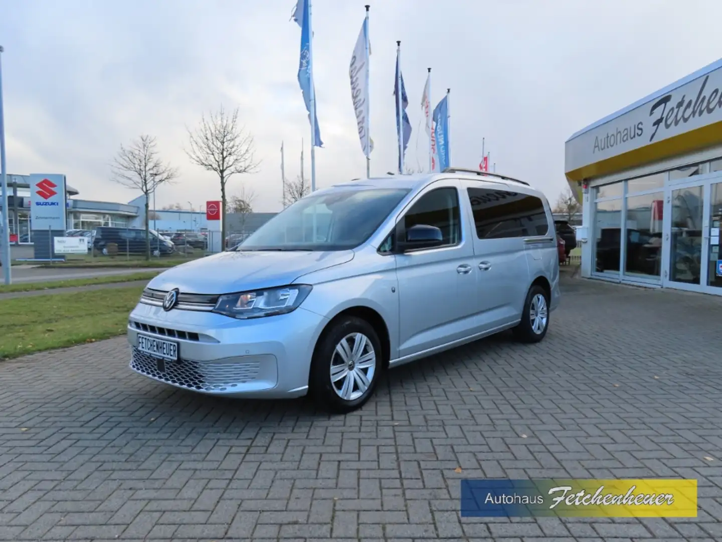 Volkswagen Caddy Maxi Life KLIMA+STHZG+TEMP+PDC+ALU+BLUET Silber - 2