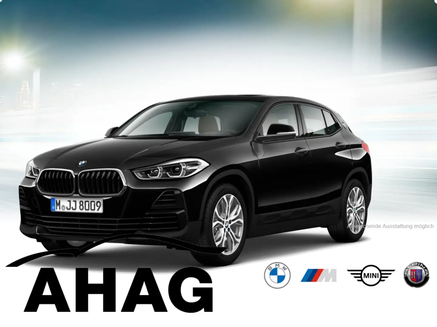 BMW X2 xDrive20i Advantage Plus Steptronic Aut. PDC Noir - 2