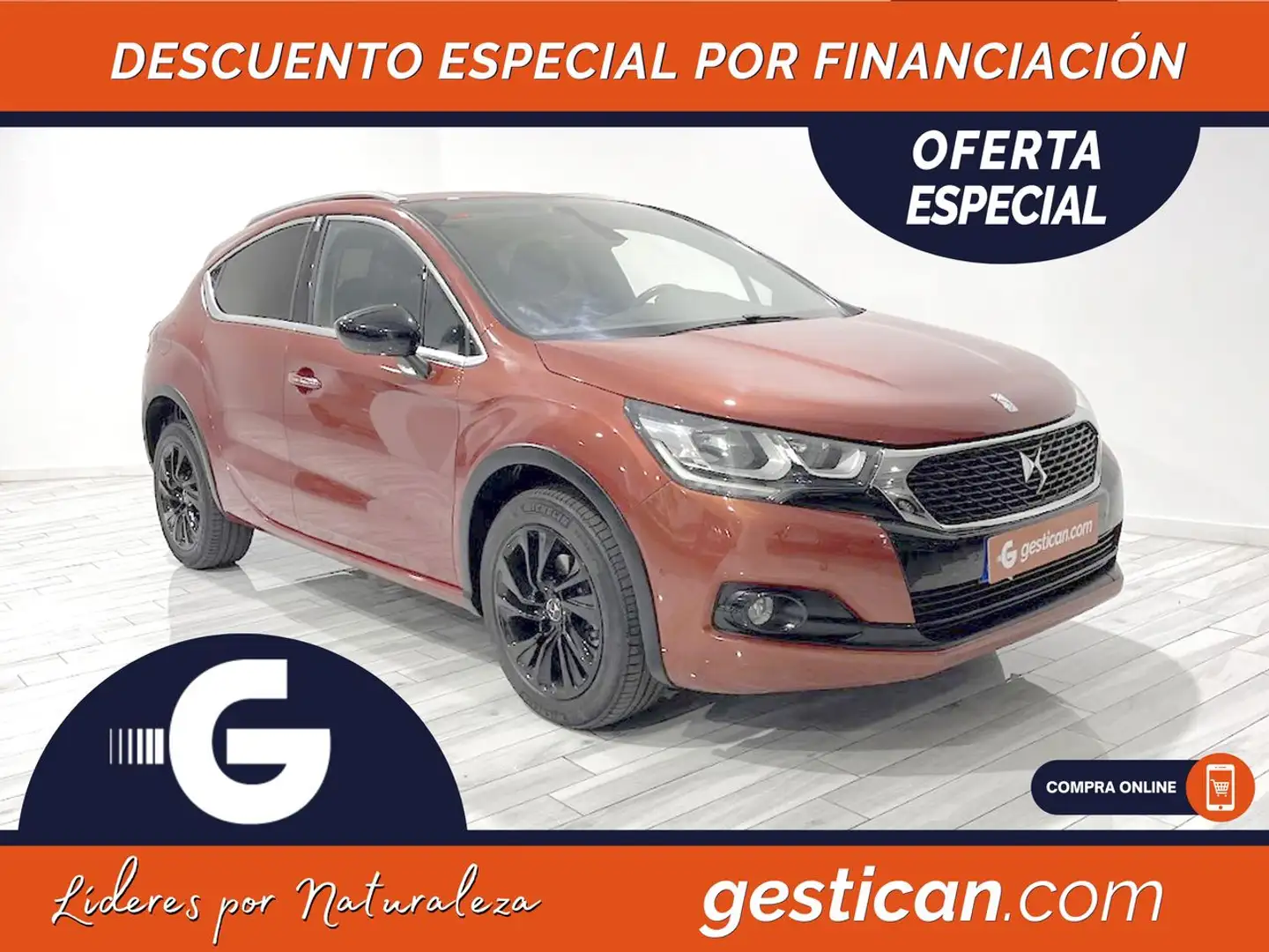 DS Automobiles DS 4 1.2 PureTech S&S Desire 130 Naranja - 1