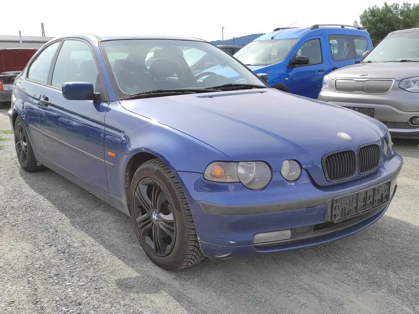BMW 316 316ti COMPACT *TÜV 09-25* KLIMA USB M+S ESP BC Bleu - 2