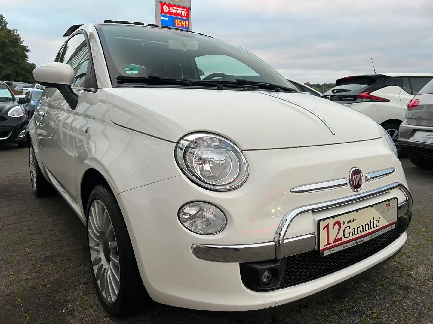 Fiat 500 Sport 1.3*PANORAMA*KLIMAAUTOM*BLUETOOTH*TÜV* Blanc - 2
