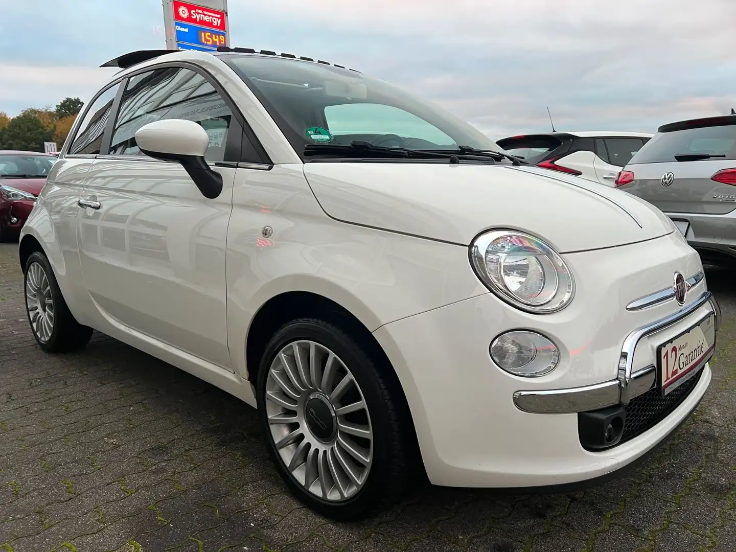 Fiat 500 Sport 1.3*PANORAMA*KLIMAAUTOM*BLUETOOTH*TÜV* Blanc - 1