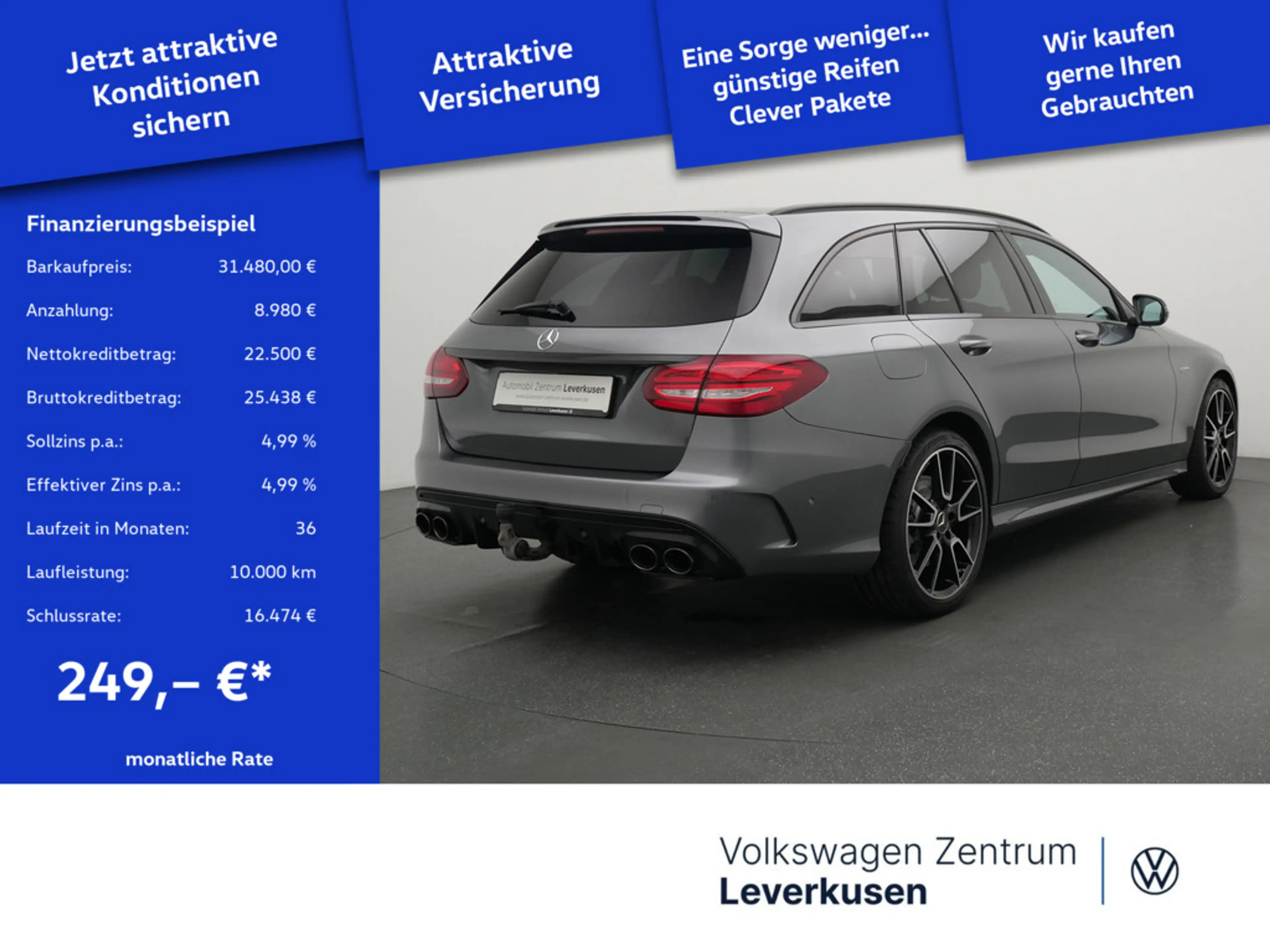 Mercedes-Benz C 43 AMG T NAVI SPORTABGAS KAM LED SHZ PTS — photo 2