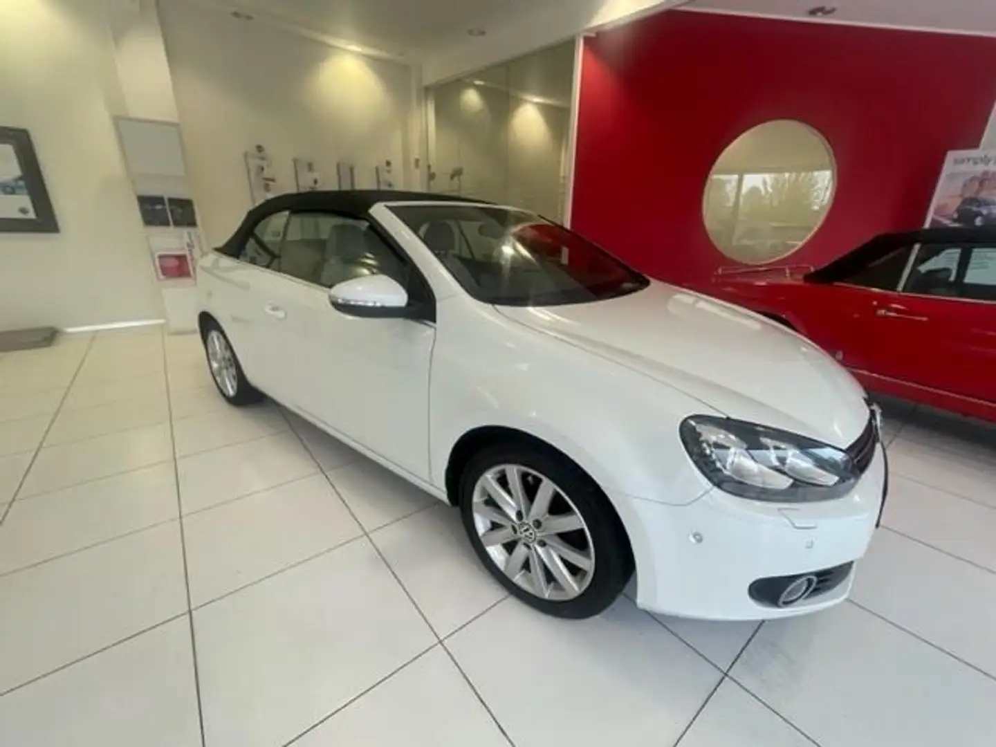Volkswagen Golf VI Cabriolet 1.4 TSI Speziale Neuer Motor Weiß - 1
