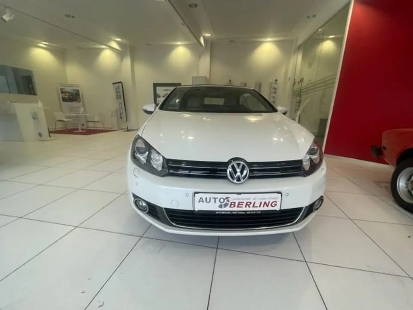 Volkswagen Golf VI Cabriolet 1.4 TSI Speziale Neuer Motor Weiß - 2