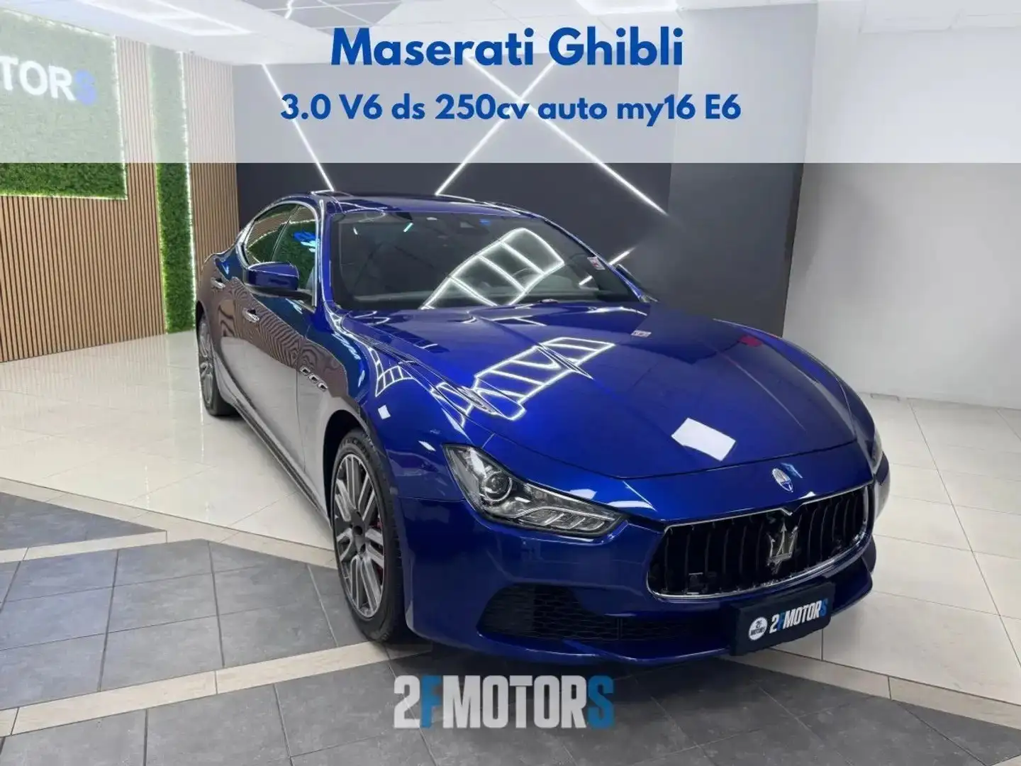 Maserati Ghibli 3.0 V6 ds 250cv auto my16 E6 Blu/Azzurro - 1