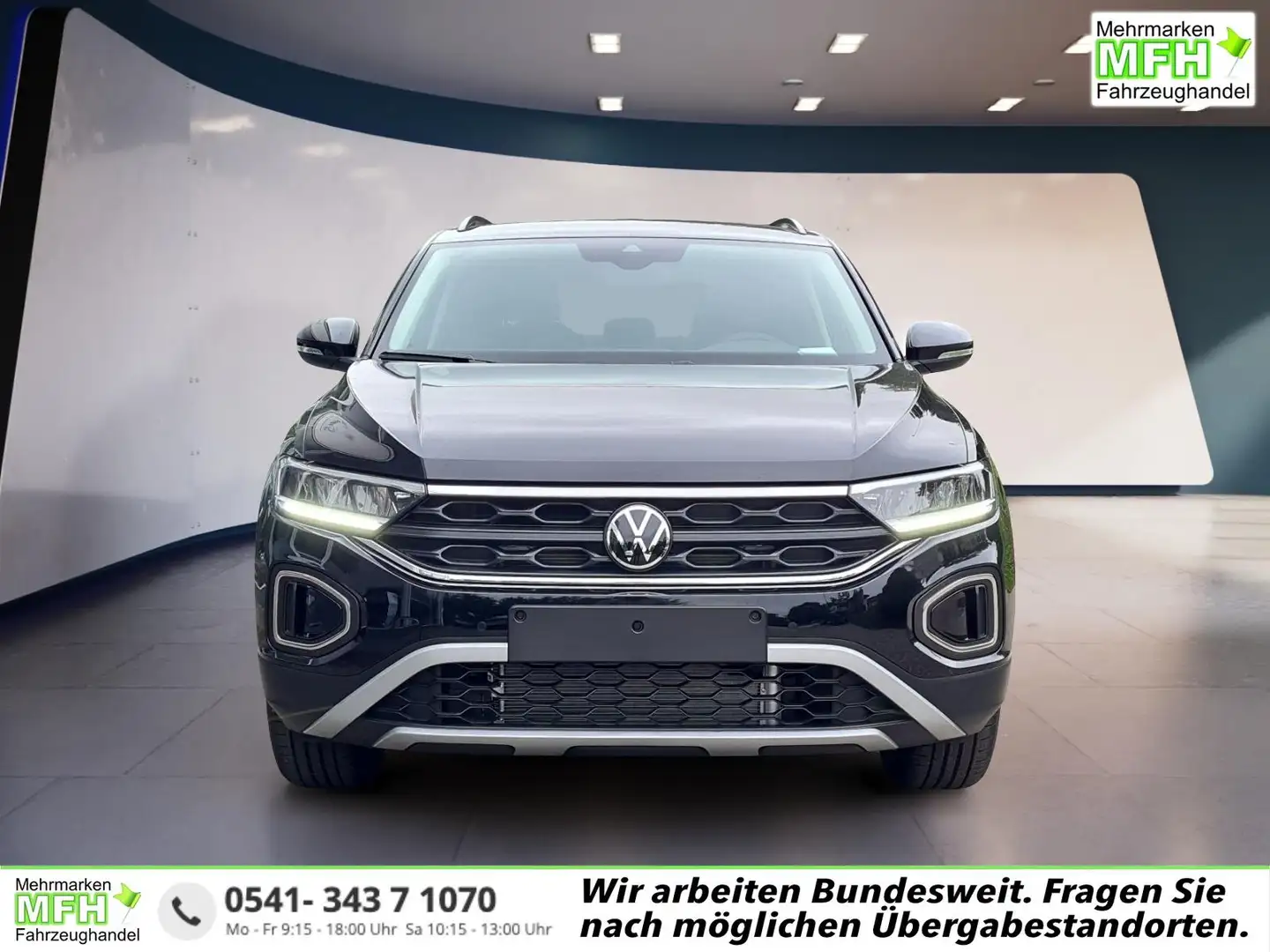 Volkswagen T-Roc Life 1.5 TSI DSG AHK ACC R2D Kamera 110 kW (150... Schwarz - 1