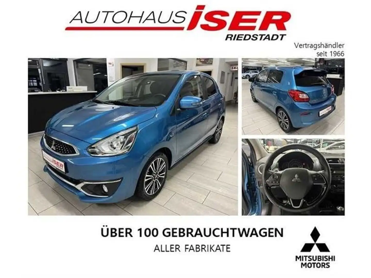 Mitsubishi Space Star TOP SHZ TEMP Lichtsensor Klimaautom BT Bleu - 1