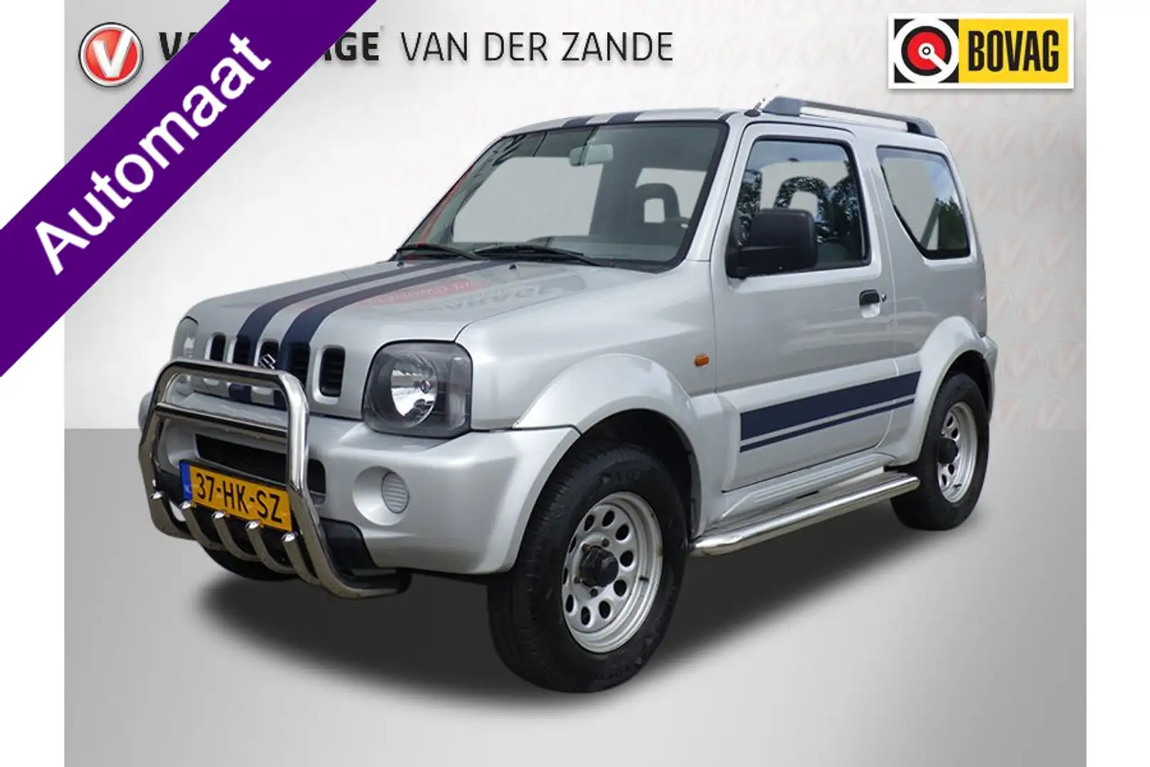 Suzuki Jimny 1.3 JLX Automaat, NW APK, NL/NAP! Grijs - 1