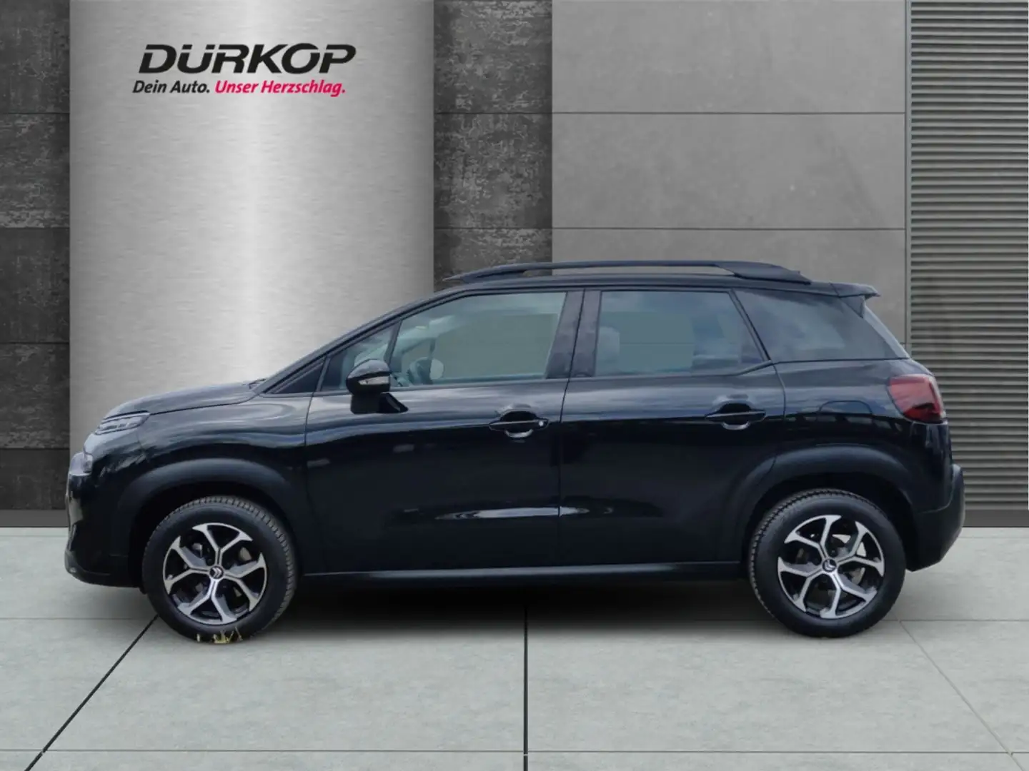 Citroen C3 Aircross 1.2 PureTech 110 Plus NAVI PDC CarPlay Klima Schwarz - 2