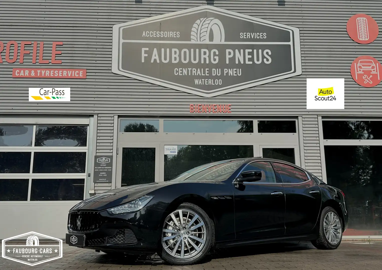 Maserati Ghibli *1-PROPRIETAIRE/1-OWNER*TVA-21%-VAT*SUNROOF*CAMERA Noir - 1