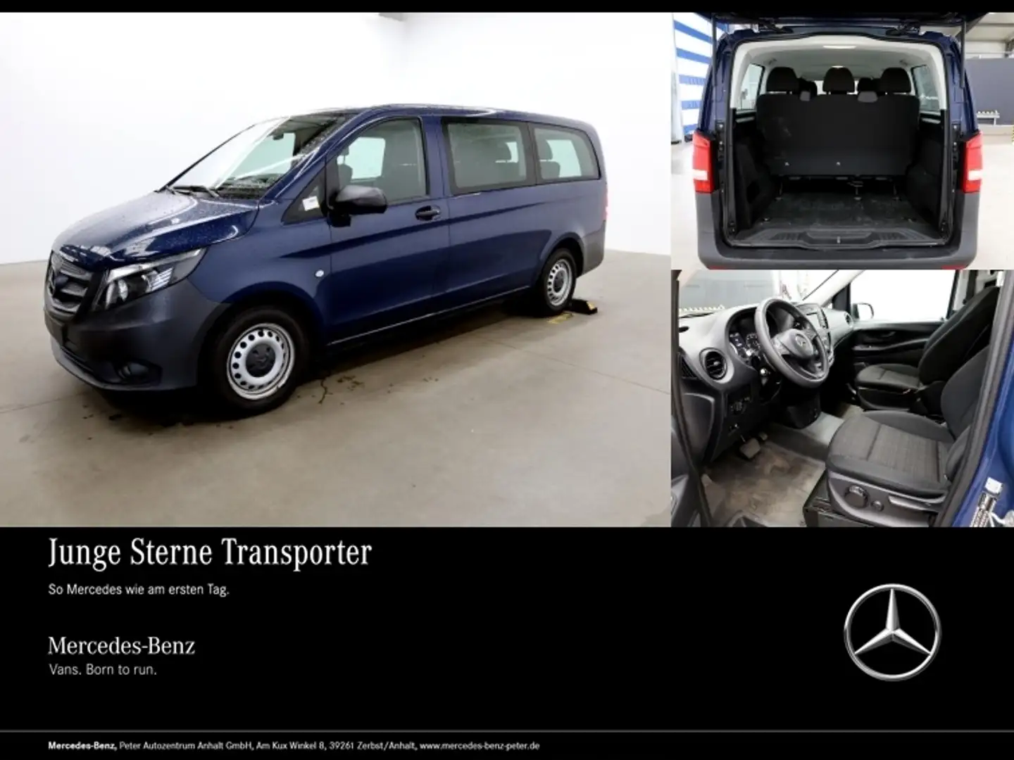 Mercedes-Benz Vito 114 CDI Tourer PRO Lang Anhängerk./Klima/9G Синий - 1