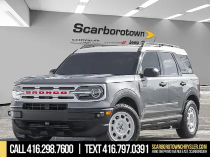 Gray 2023 Ford Bronco Sport Heritage AWD SUV / Crossover All-Wheel Drive 8-Speed Automatic