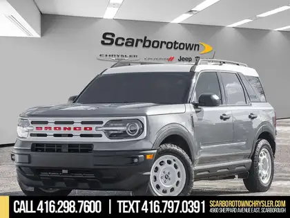 Gray 2023 Ford Bronco Sport SUV / Crossover All-Wheel Drive 8-Speed Automatic