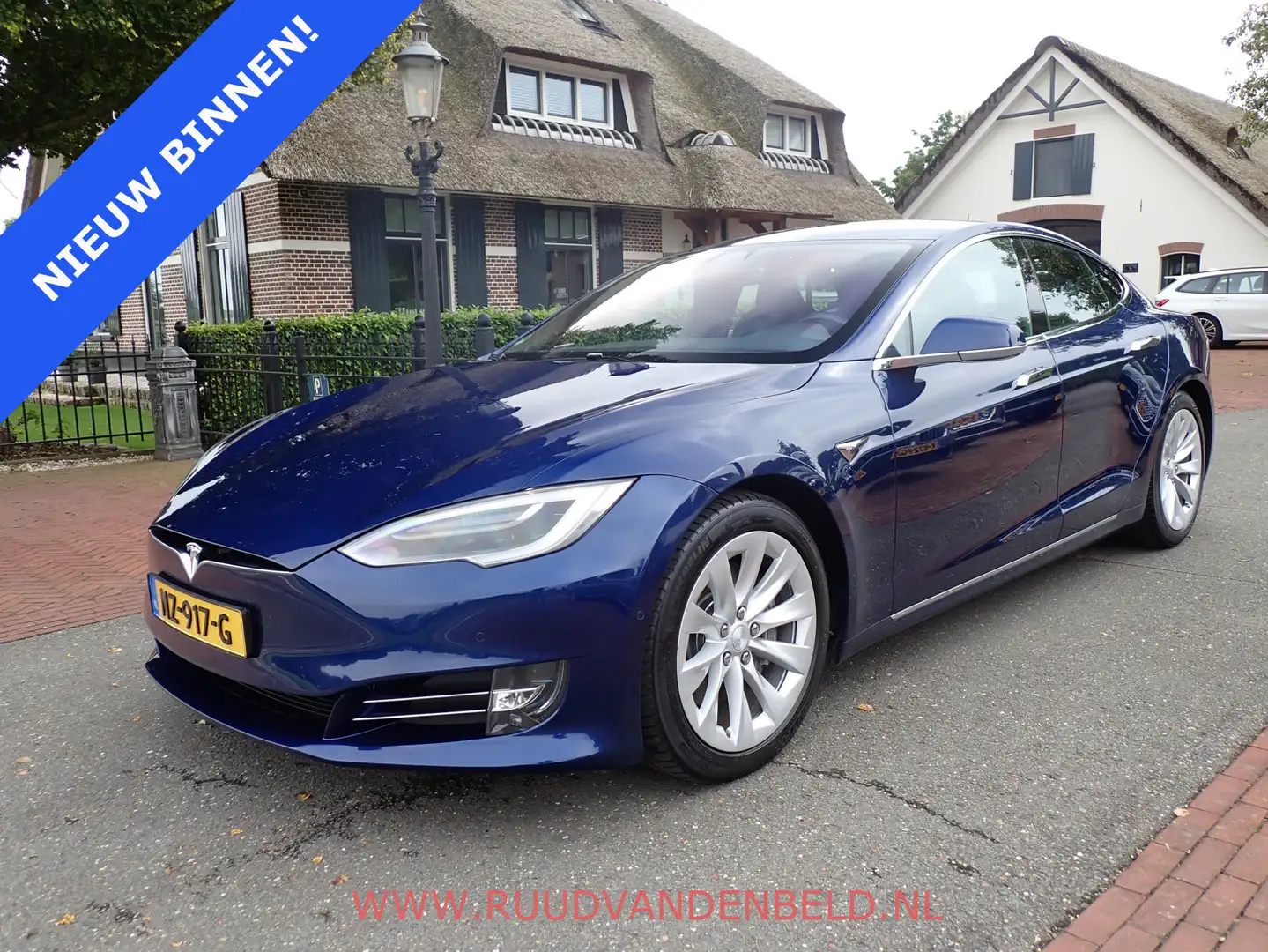 Tesla Model S 100D 87%SOH CCS LUCHTVERING NAVIGATIE / CAMERA / P Blau - 1