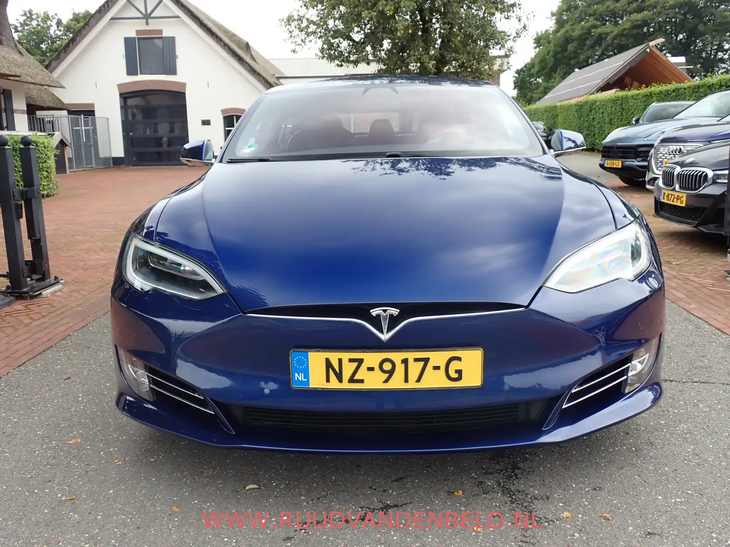 Tesla Model S 100D 87%SOH CCS LUCHTVERING NAVIGATIE / CAMERA / P Blau - 2