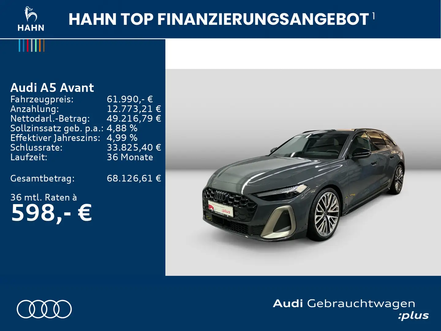 Audi A5 TDI quattro S line edition one HUD B&O Grau - 2