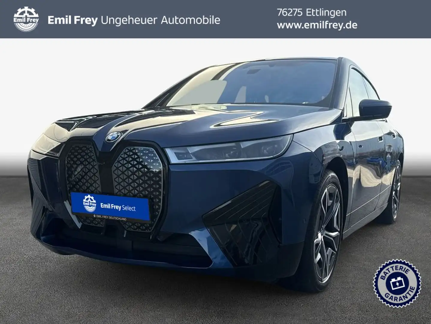 BMW iX xDrive40 Синий - 1