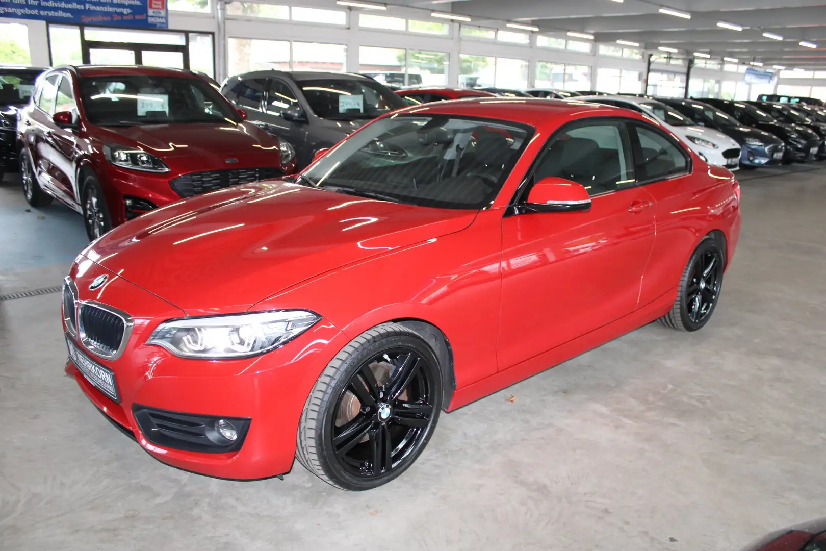 BMW 220 Coupe 220d xDrive Coupe Aut. Advantage NAVI AHK Rouge - 2