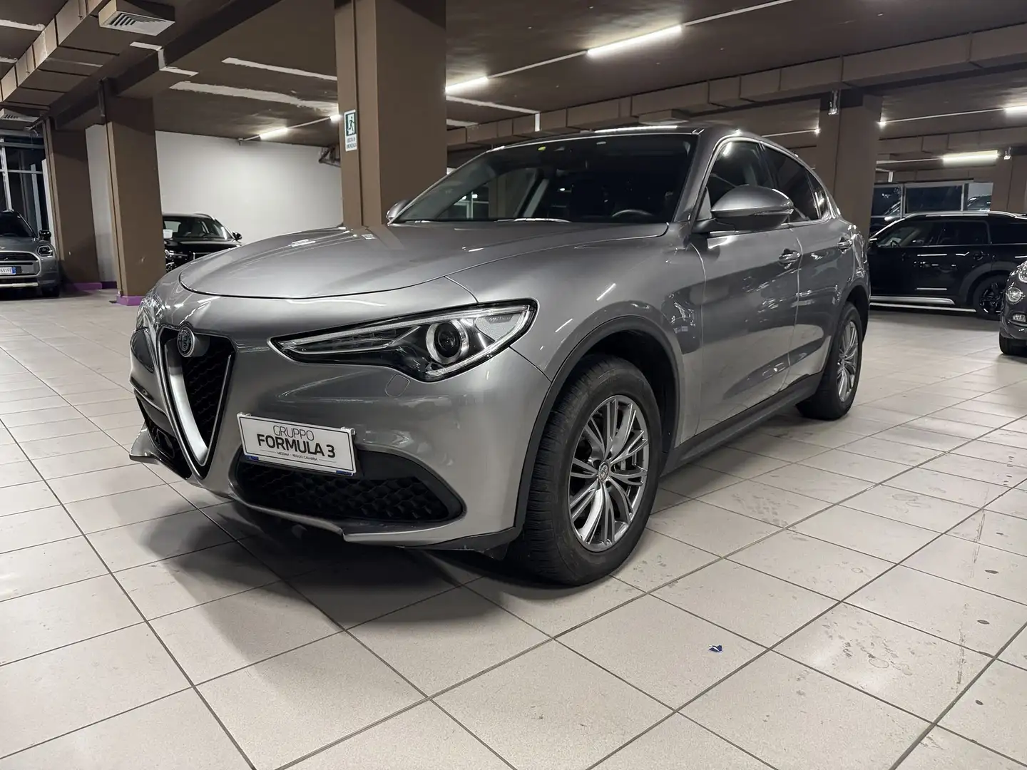 Alfa Romeo Stelvio Stelvio 2.2 Turbodiesel 190 CV AT8 Q4 Business Grijs - 1
