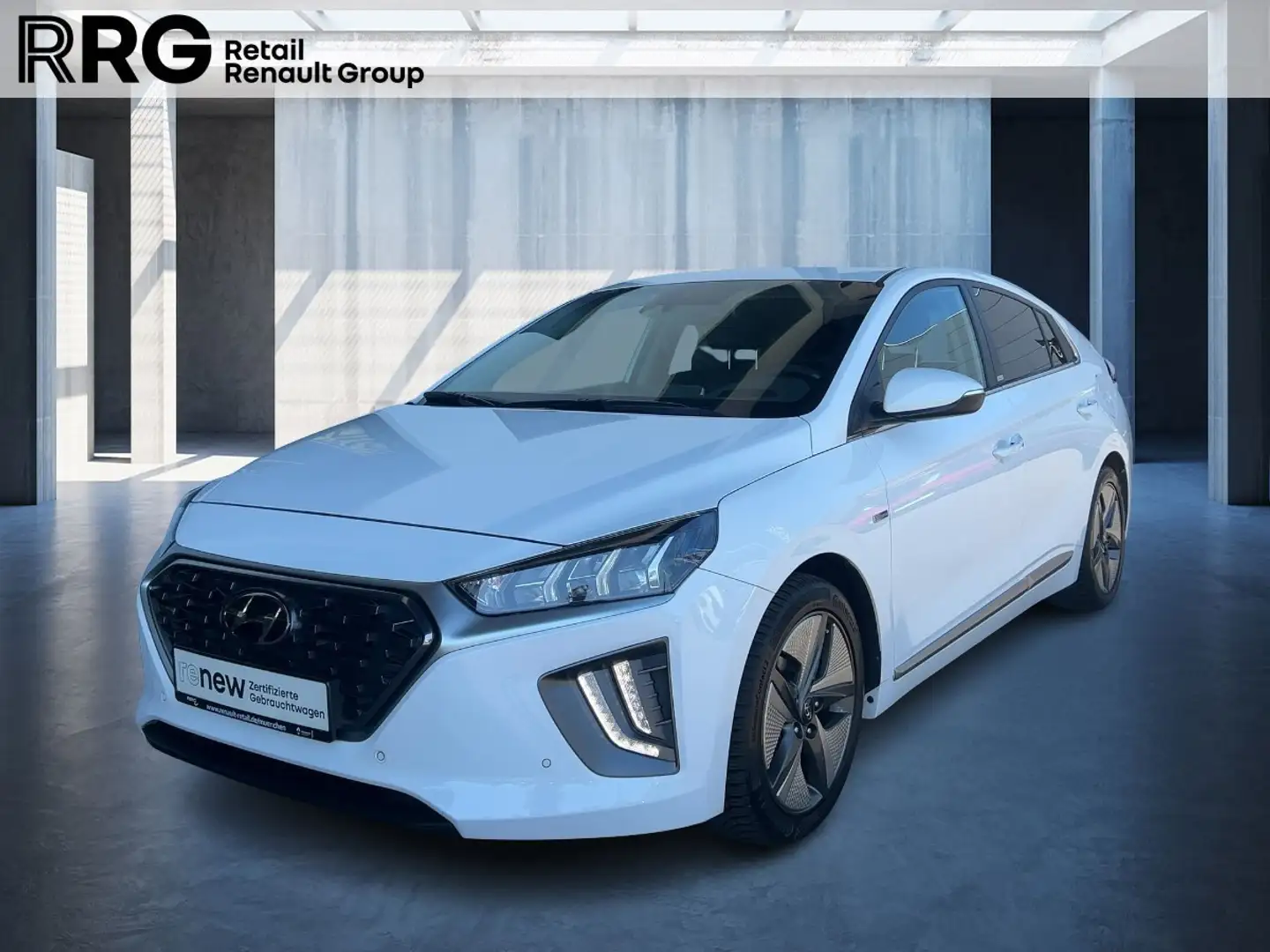 Hyundai IONIQ 1,6 GDI Premium-Paket Hybrid Weiß - 1