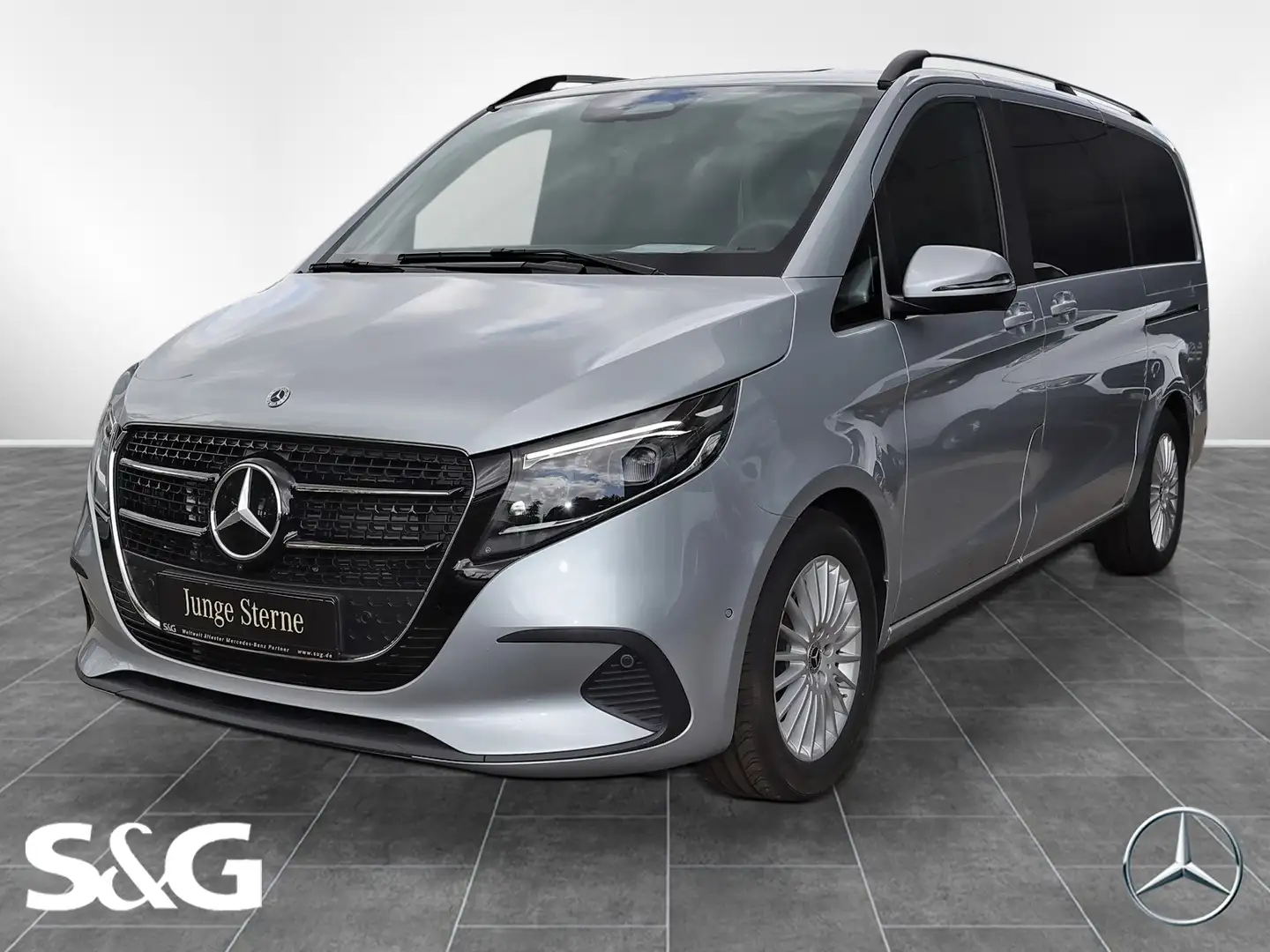 Mercedes-Benz V 250 d STYLE Lang MULTIBEAM TISCH LIEGEPAKET Silber - 1