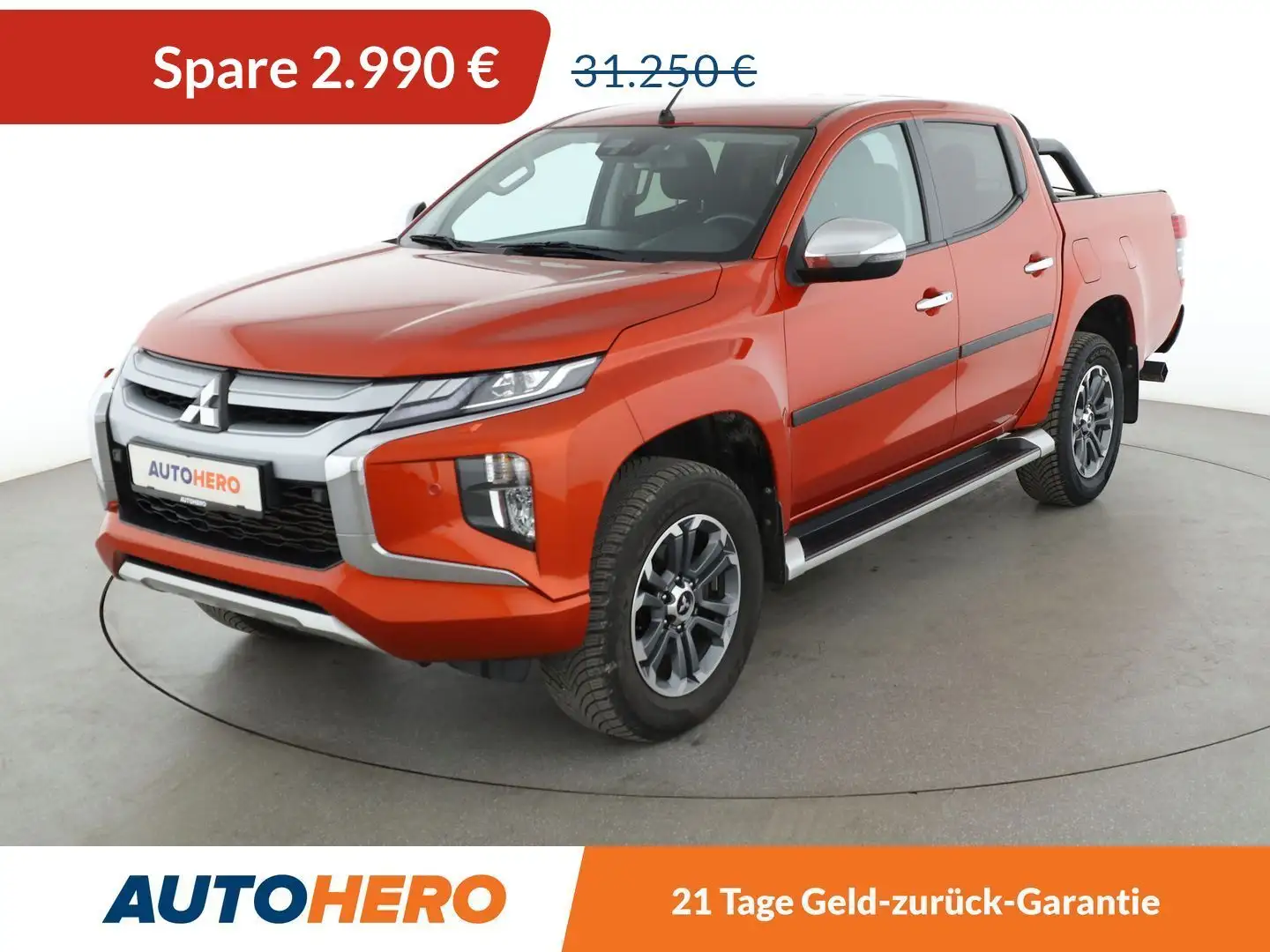 Mitsubishi L200 2.2 DI-D Spirit Doppelkabine 4WD Aut.*LED*TEMPO* Pomarańczowy - 1