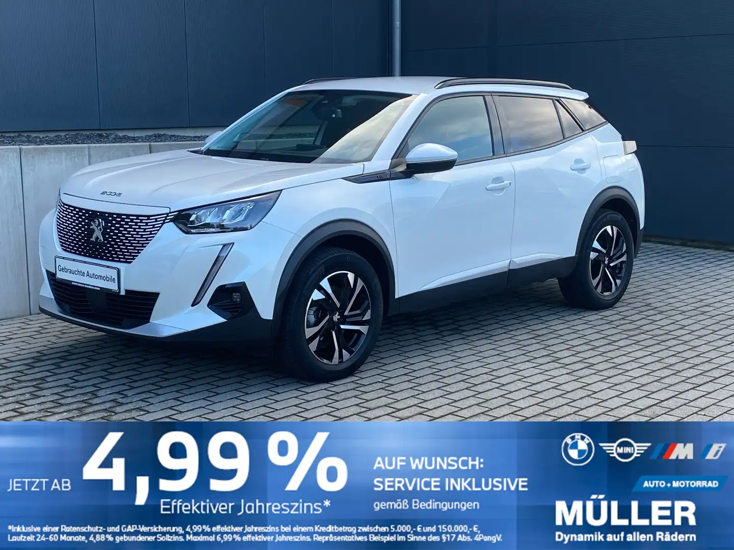 Peugeot 2008 E Allure NAV/CAM/Keyless/TEMPO/LED/ Weiß - 1