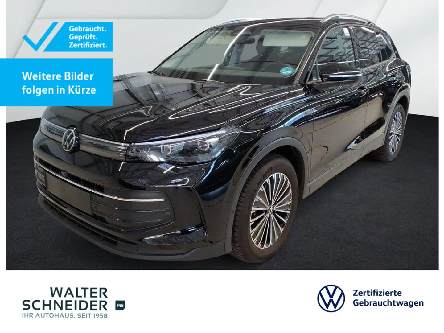 Volkswagen Tiguan 2.0 TDI DSG Goal Navi LED AHK Schwarz - 1