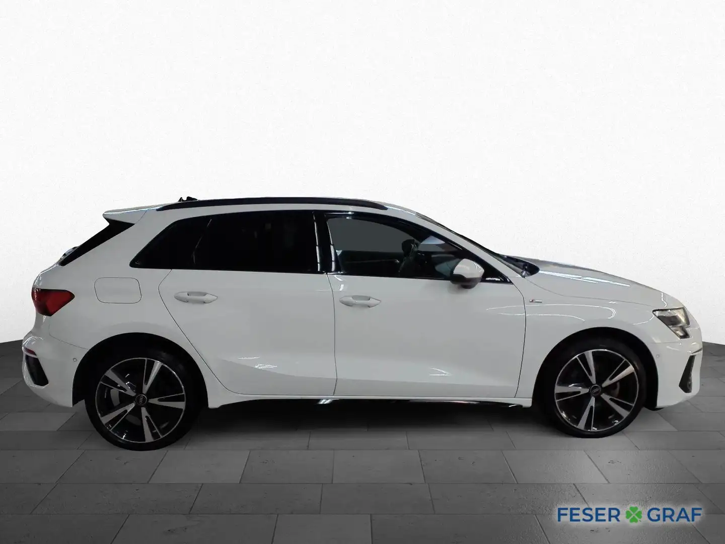 Audi A3 S line 40 TFSI e S tronic+ACC+LED Weiß - 2