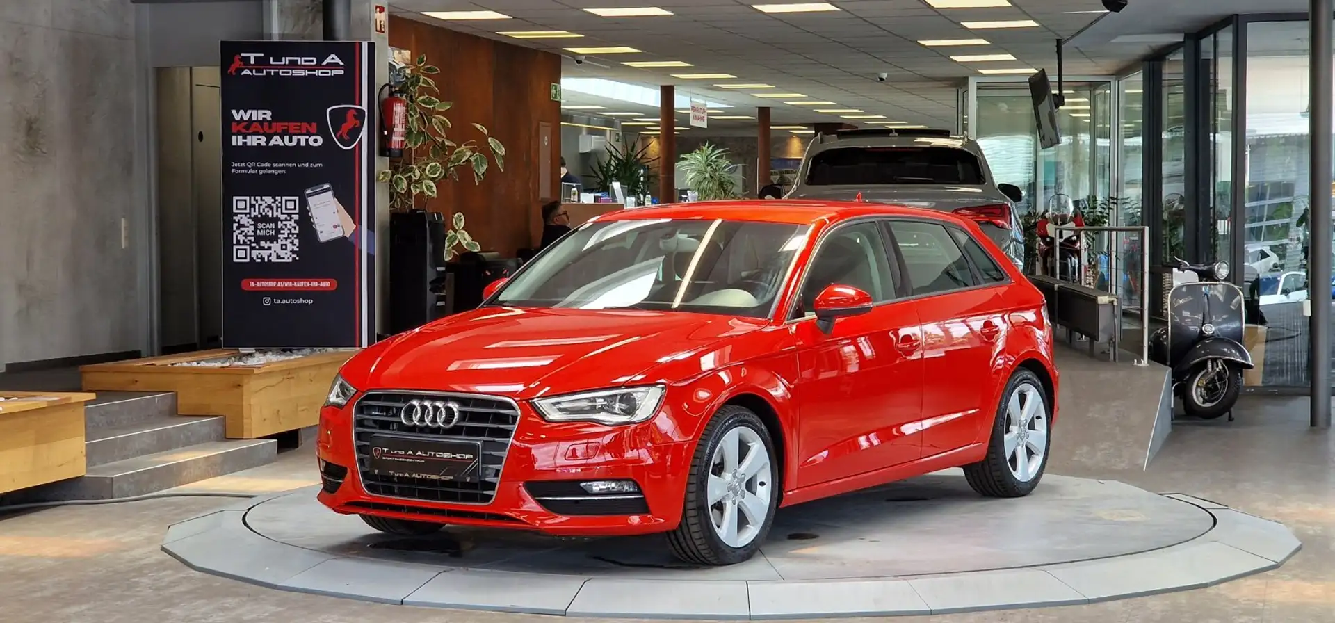 Audi A3 2.0 TDI Sportback quattro S-Tronic *Kamera*Navi*17 Rot - 1