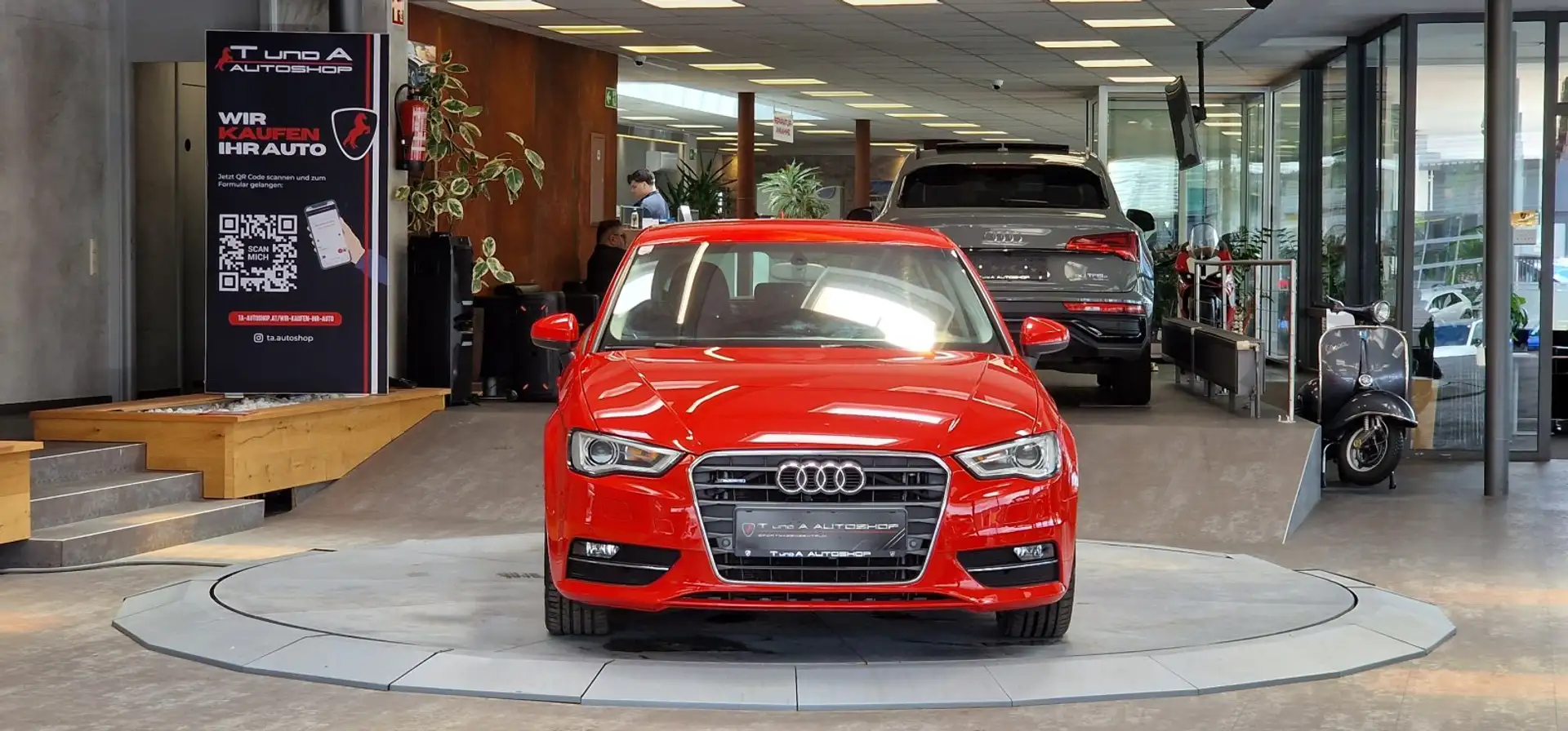 Audi A3 2.0 TDI Sportback quattro S-Tronic *Kamera*Navi*17 Rot - 2