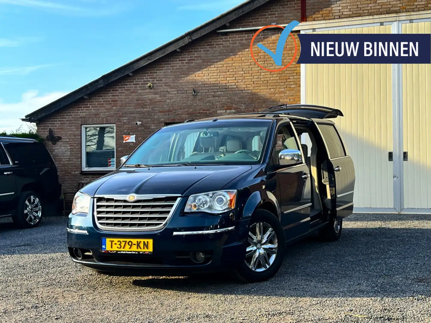 Chrysler Grand Voyager 4.0 V6 LIMITED FATHOM-BLUE SWIVEL&GO.TAFEL 3xTV/DV Bleu - 1