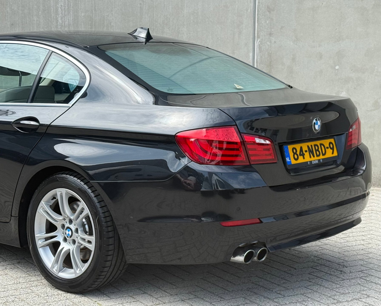 BMW 528 5-serie 528i Zwart 2010 NWE APK|NAP|LEDER|PDC|NAVI — photo 7