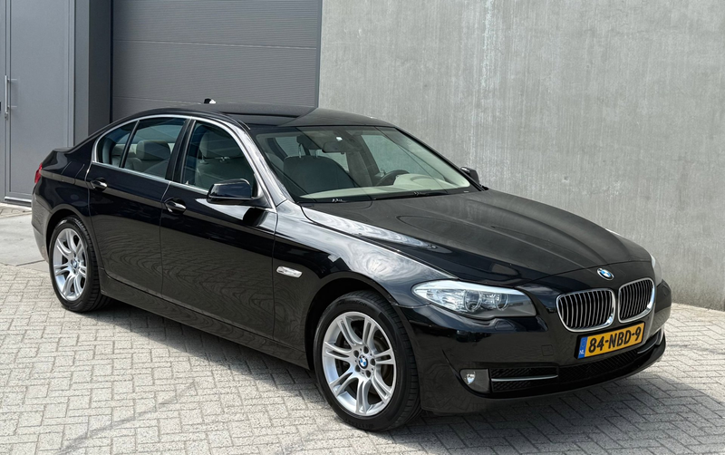 BMW 528 5-serie 528i Zwart 2010 NWE APK|NAP|LEDER|PDC|NAVI — photo 12