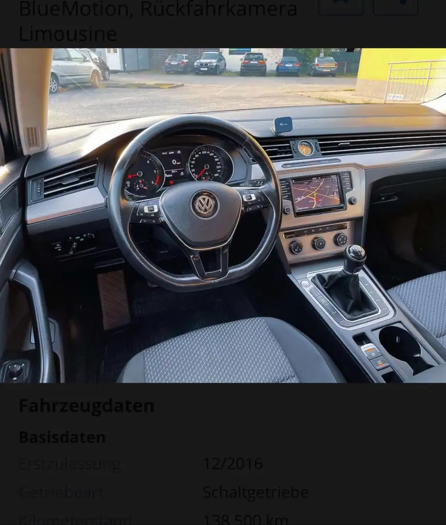 Volkswagen Passat 1.6 TDI (BlueMotion Technology) Comfortline Blau - 2
