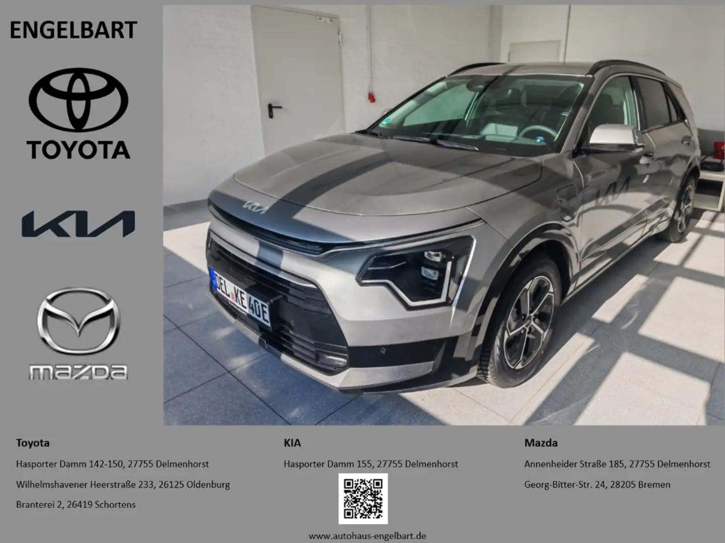 Kia Niro 1.6 PHEV Spirit Techno-Paket Relaxation-Paket Grau - 1