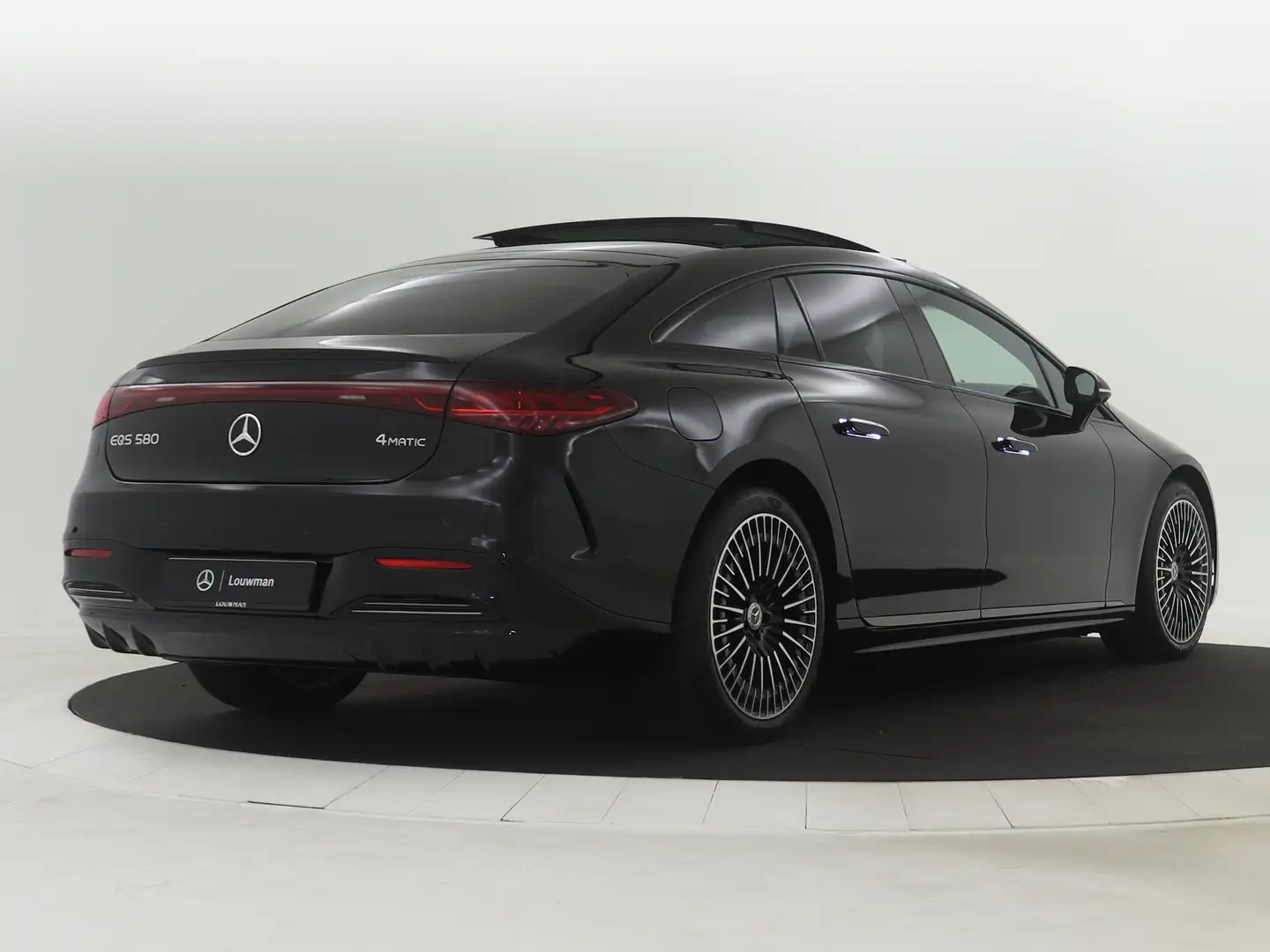 Mercedes-Benz EQS 580 4MATIC Exclusive Line 118 kWh | Achterasbestur Zwart - 2
