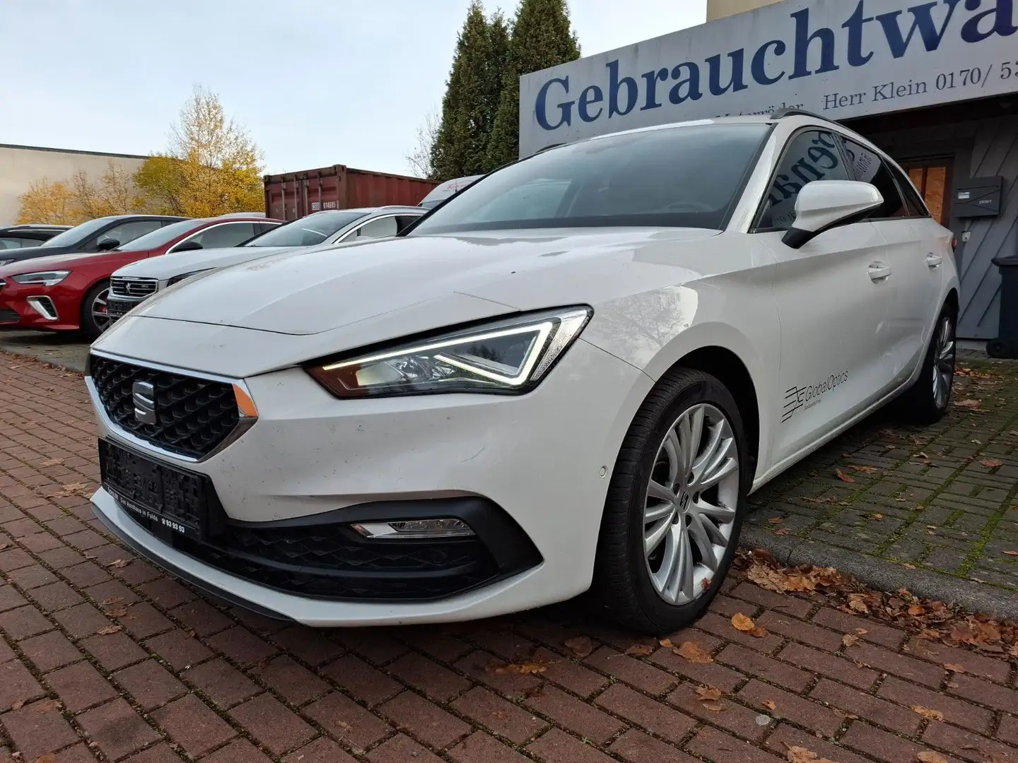 SEAT Leon Sportstourer Style 2.0 TDI *TOP* Blanc - 2