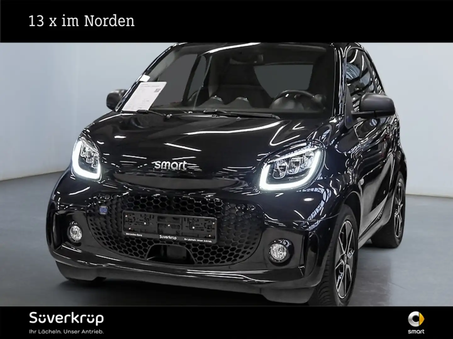 smart forTwo EQ  passion EXCLUSIVE 22KW KAMERA PANO PDC Schwarz - 1